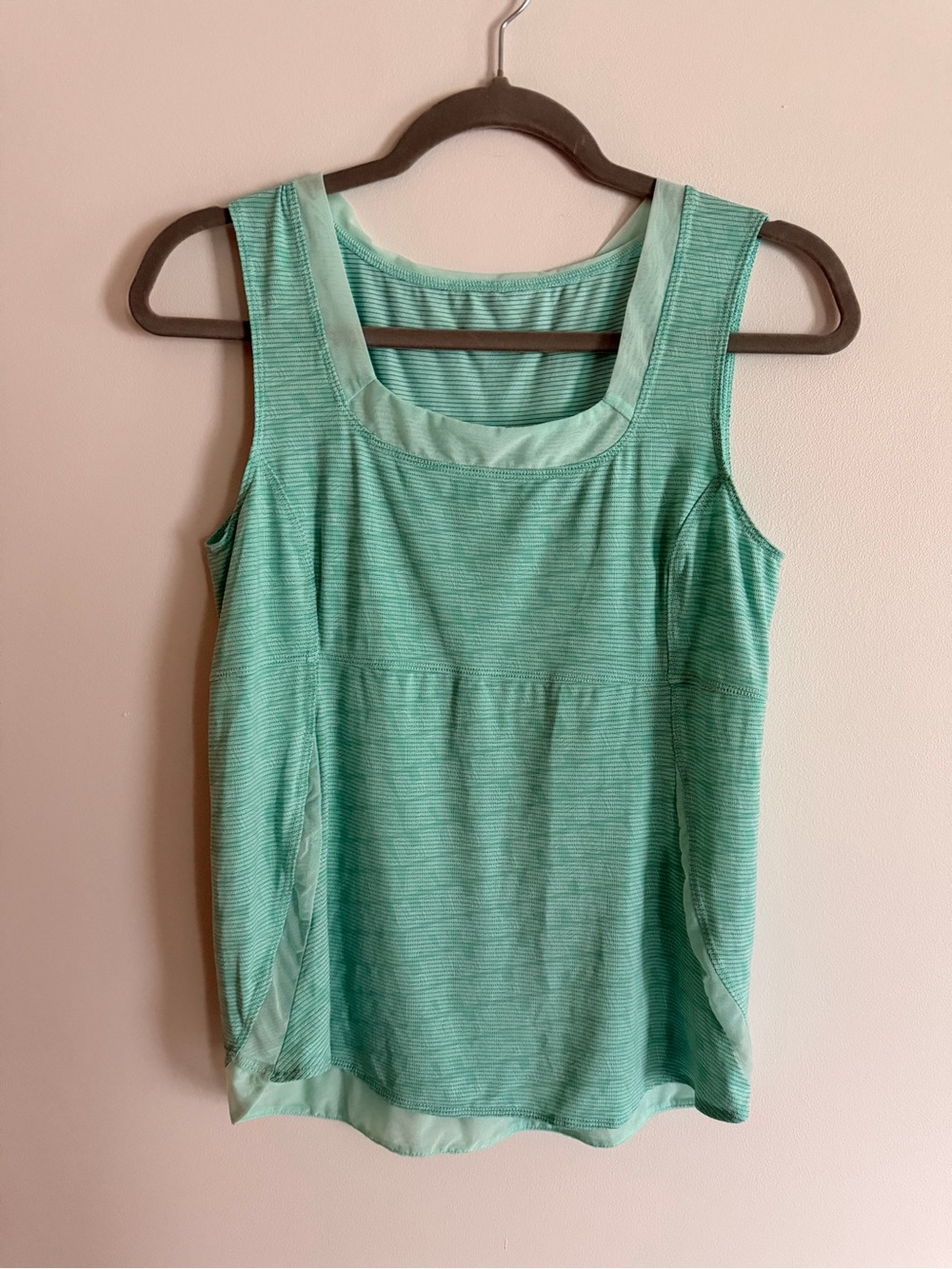 lululemon athletica Mint Green Sleeveless Performance Tank